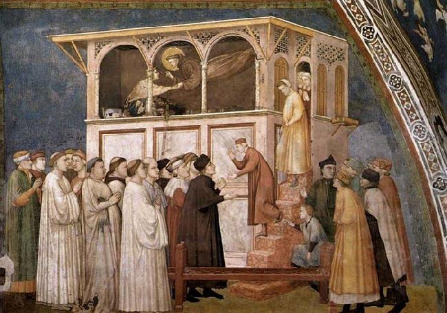 GIOTTO di Bondone Raising of the Boy in Sessa